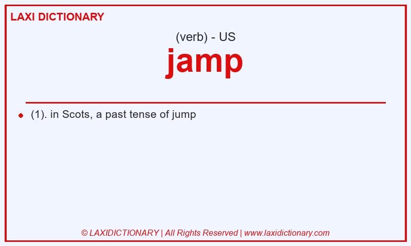 Definition jamp in American English