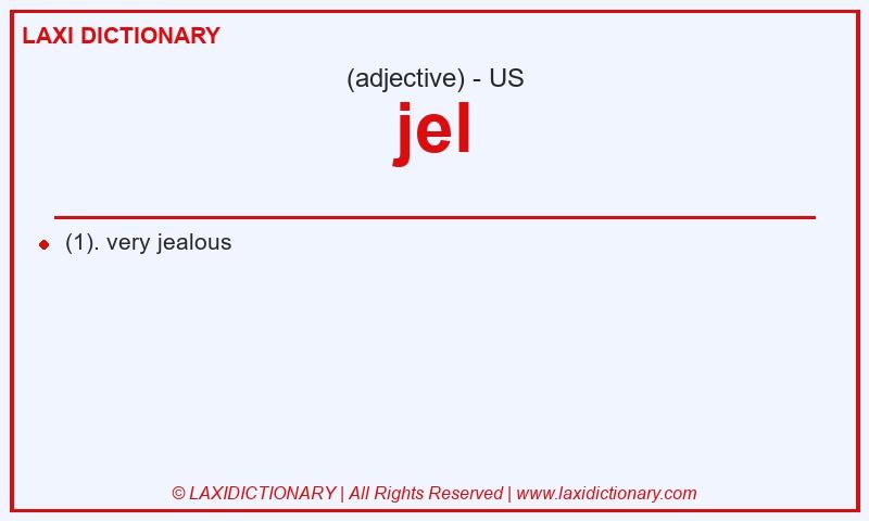 Definition jel in American English