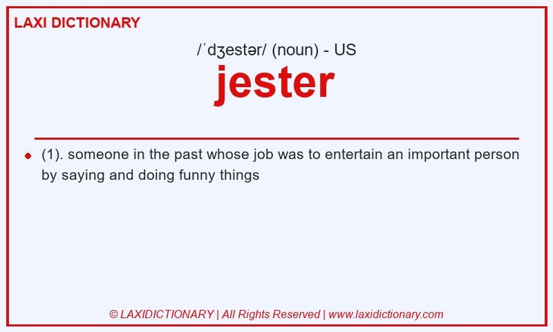Definition jester in American English