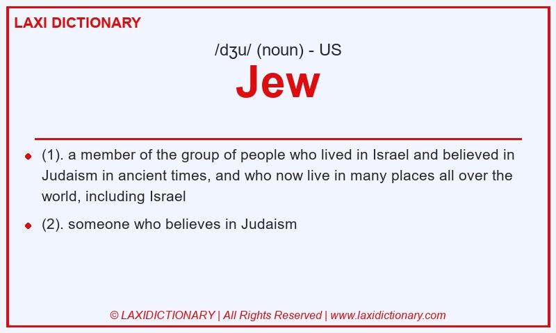 Definition Jew in American English