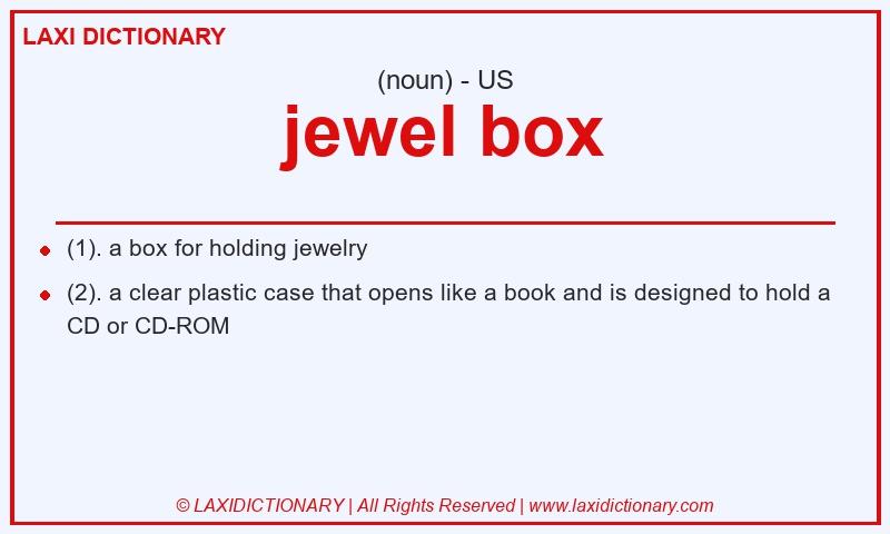 Definition jewel box in American English