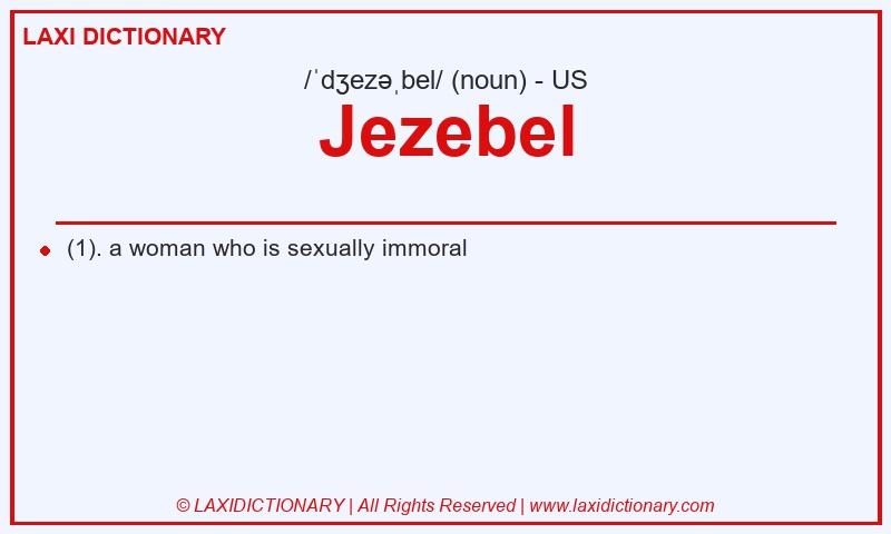 Definition Jezebel in American English