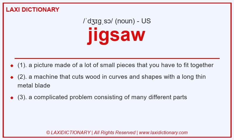 Definition jigsaw in American English
