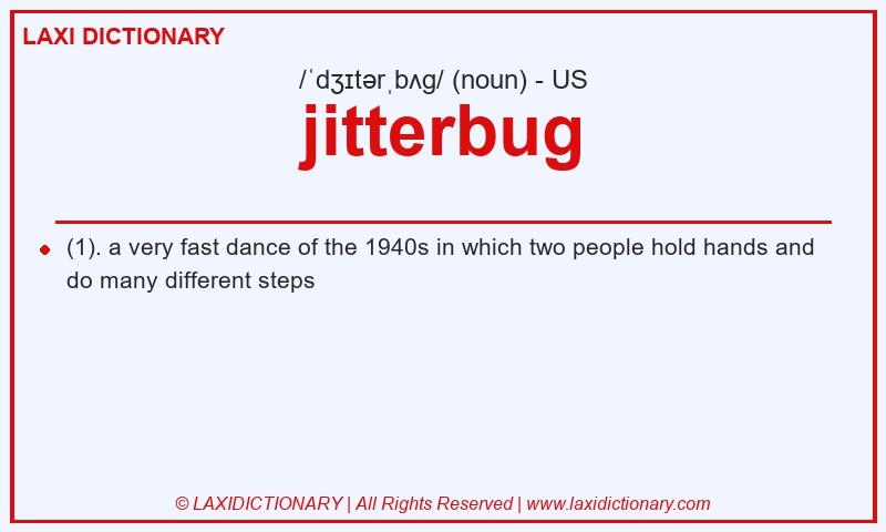 Definition jitterbug in American English