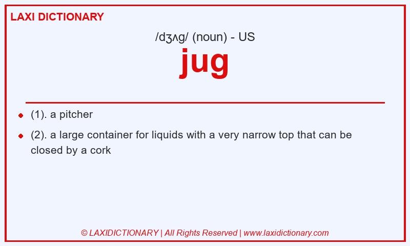 Definition jug in American English