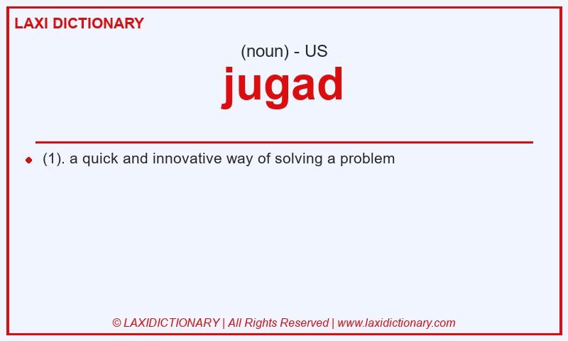 Definition jugad in American English