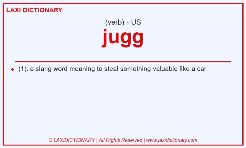 Definition jugg in American English