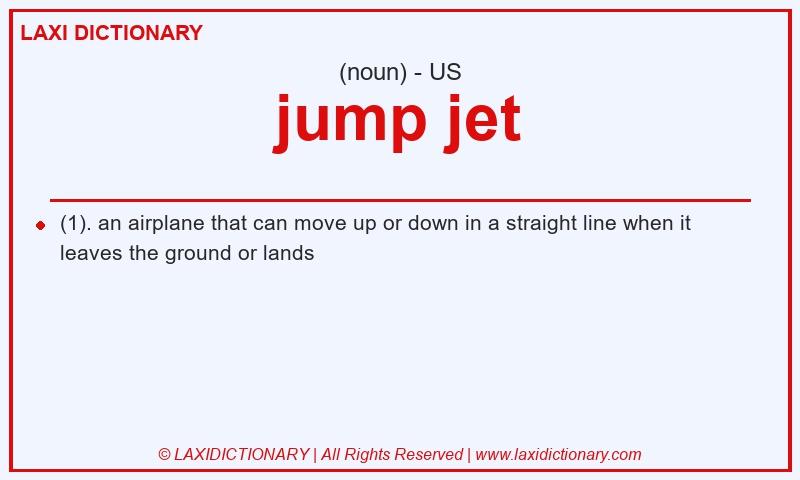 Definition jump jet in American English
