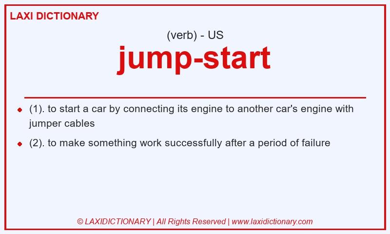 Definition jump-start in American English