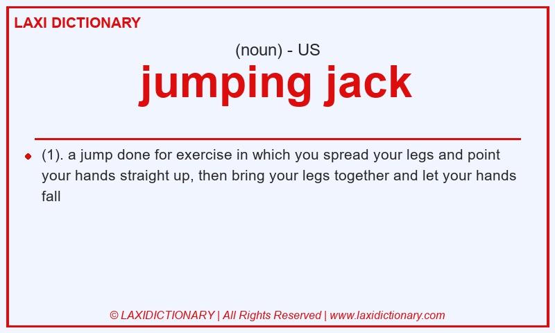 Definition jumping jack in American English