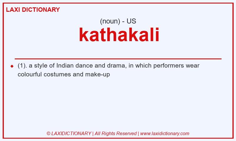 Definition kathakali in American English