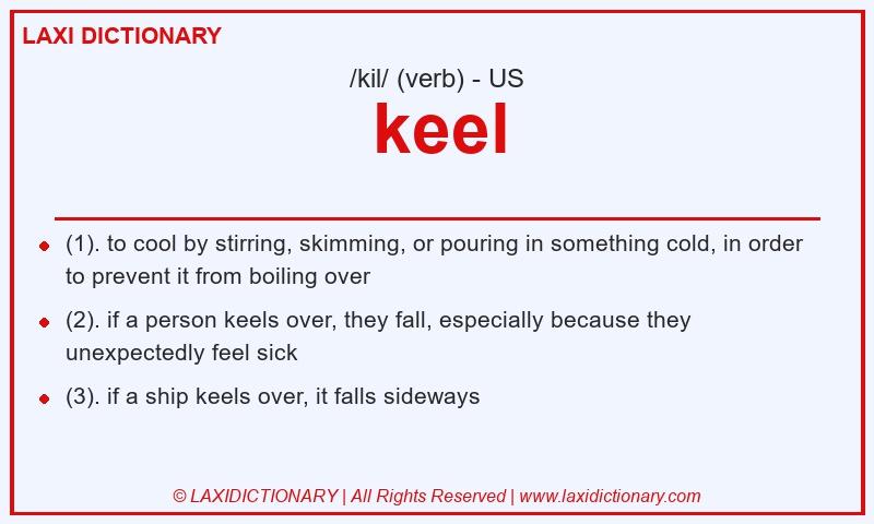 Definition keel in American English