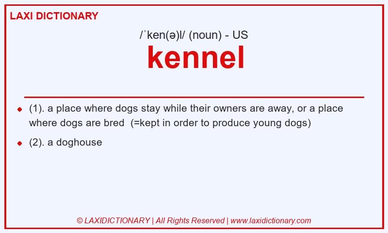 Definition kennel in American English