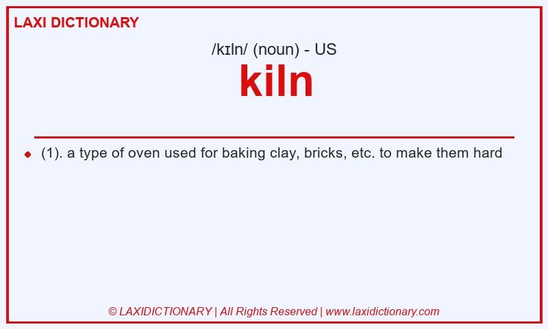Definition kiln in American English