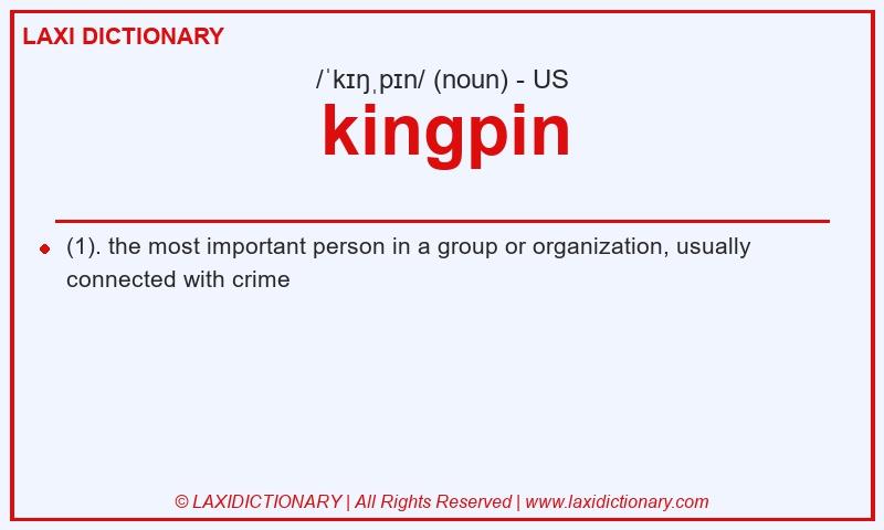Definition kingpin in American English