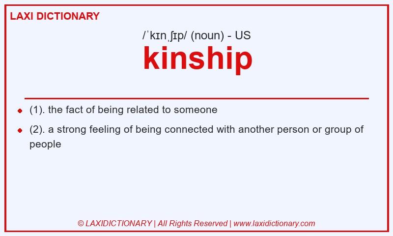 Definition kinship in American English