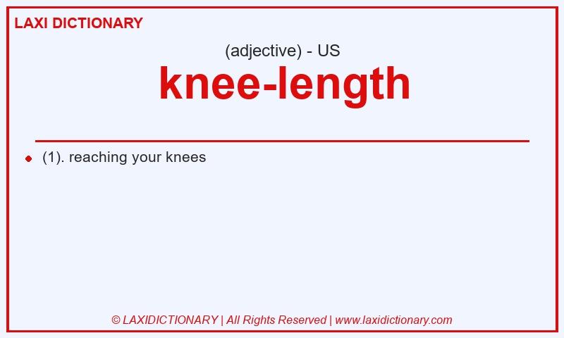 Definition knee-length in American English