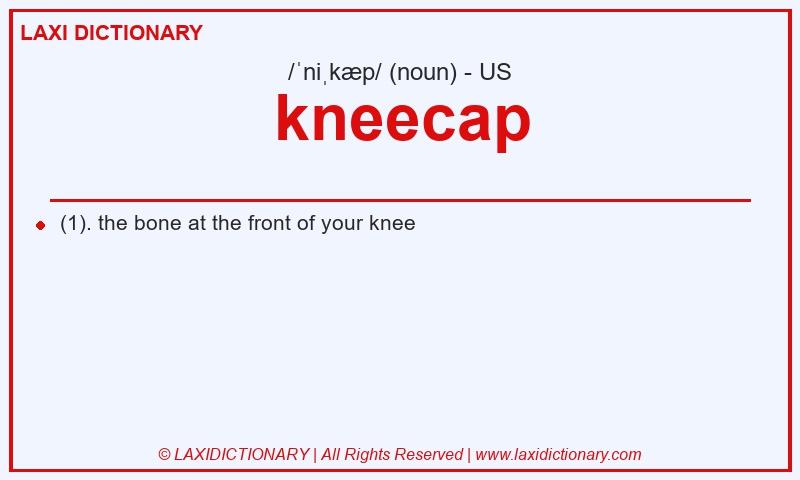 Definition kneecap in American English