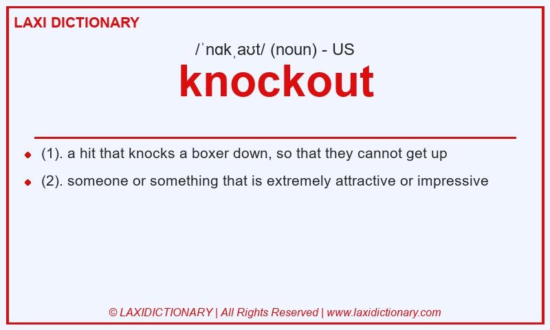 Definition knockout in American English