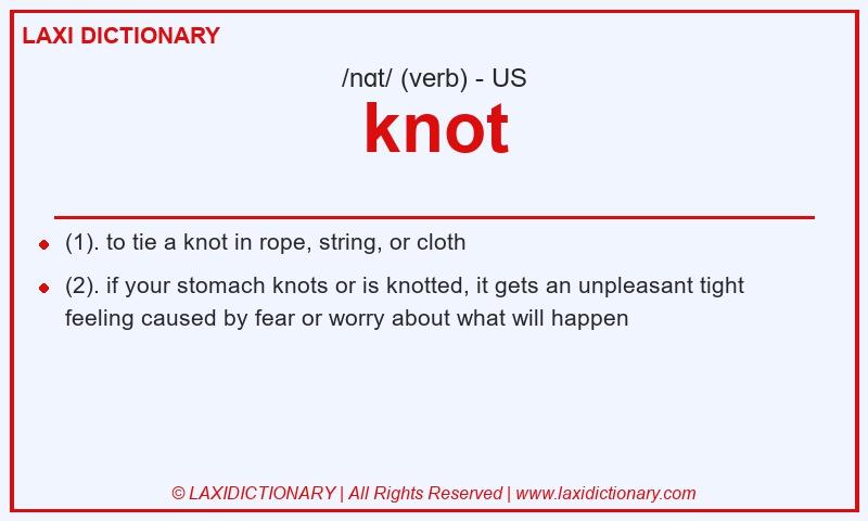 Definition knot in American English