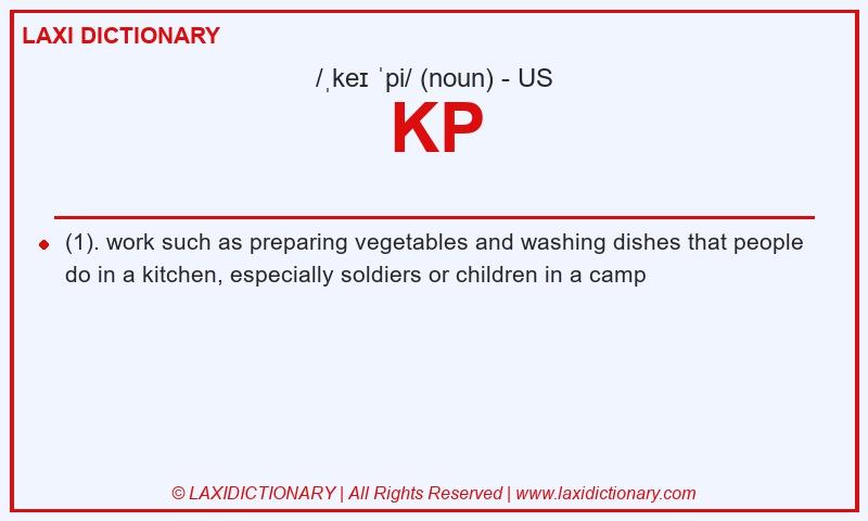Definition KP in American English