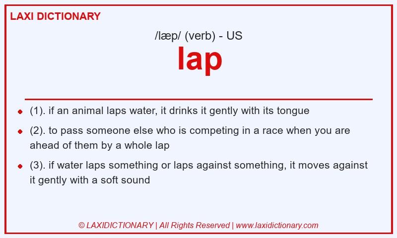 Definition lap in American English