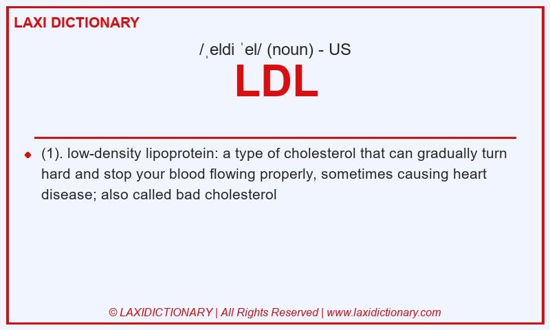 Definition LDL in American English