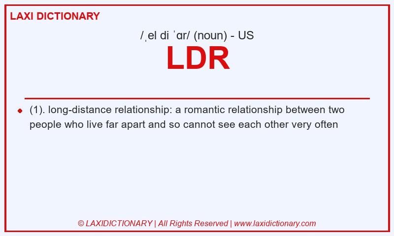 Definition LDR in American English