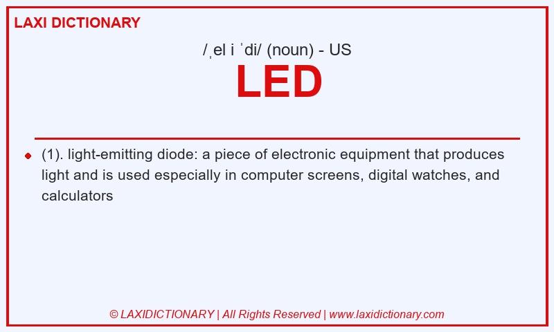 Definition LED in American English