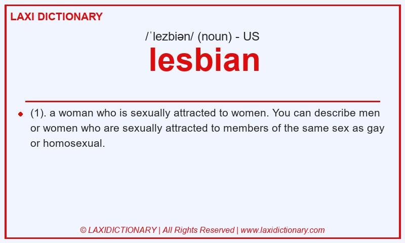 Definition lesbian in American English