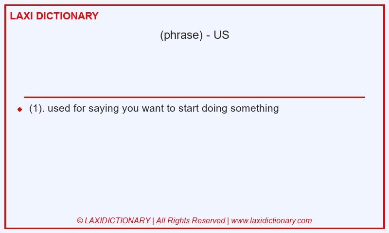 Definition  in American English