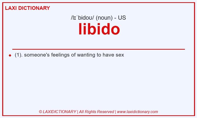 Definition libido in American English