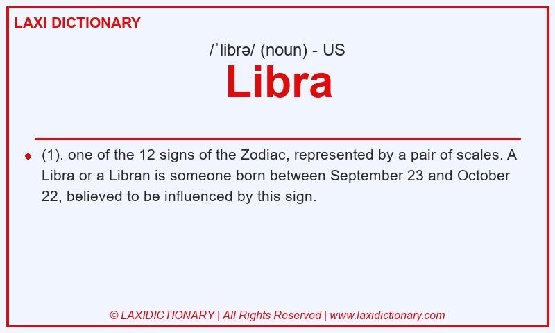 Definition Libra in American English