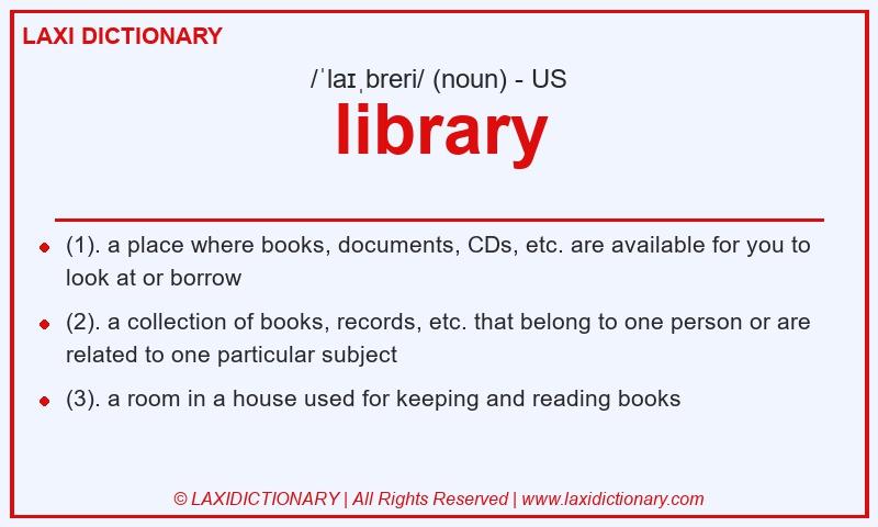 Definition library in American English
