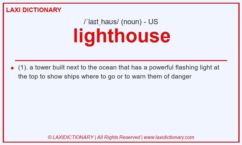 Definition lighthouse in American English