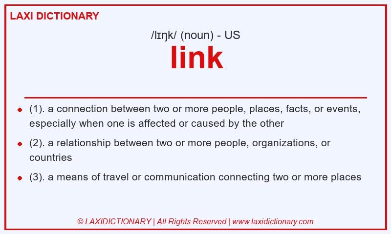 Definition link in American English