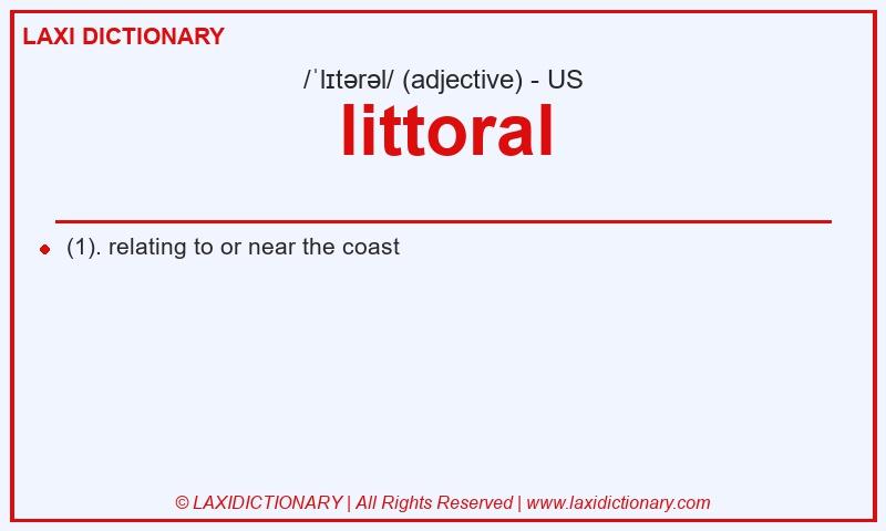 Definition littoral in American English