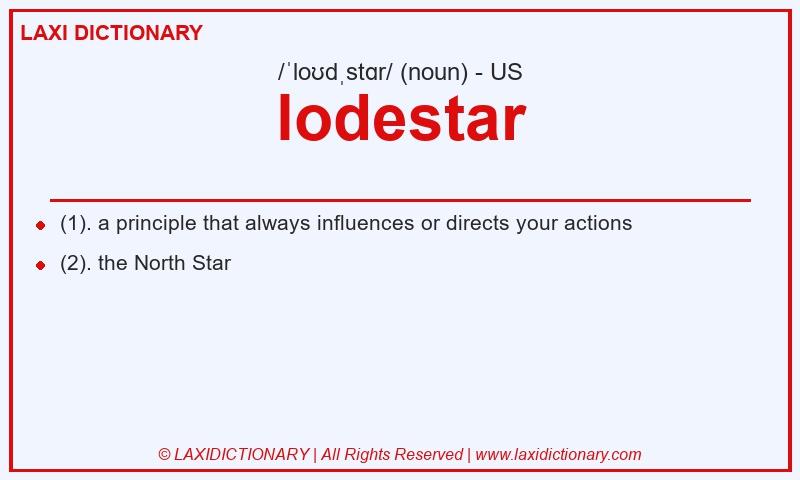 Definition lodestar in American English