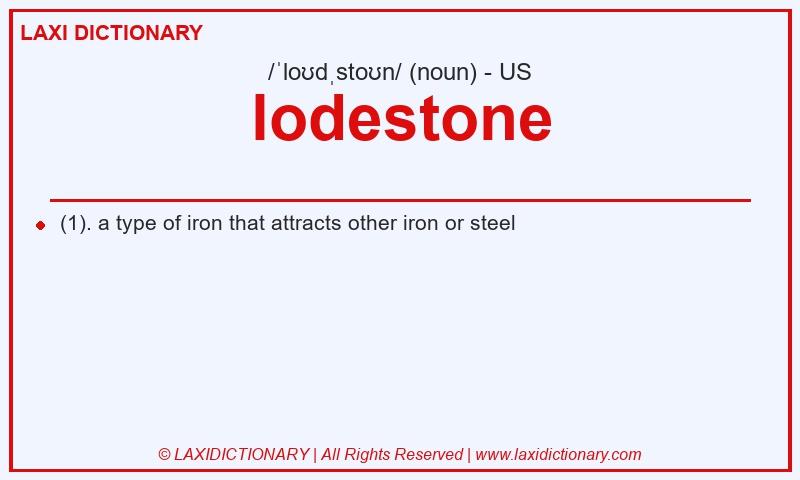 Definition lodestone in American English