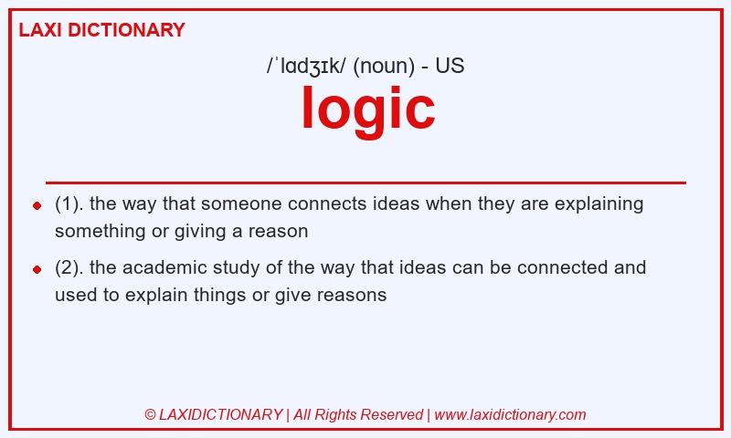 Definition logic in American English