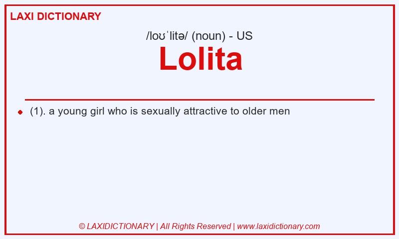 Definition Lolita in American English