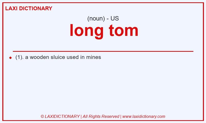 Definition long tom in American English