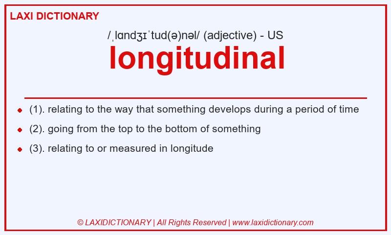 Definition longitudinal in American English