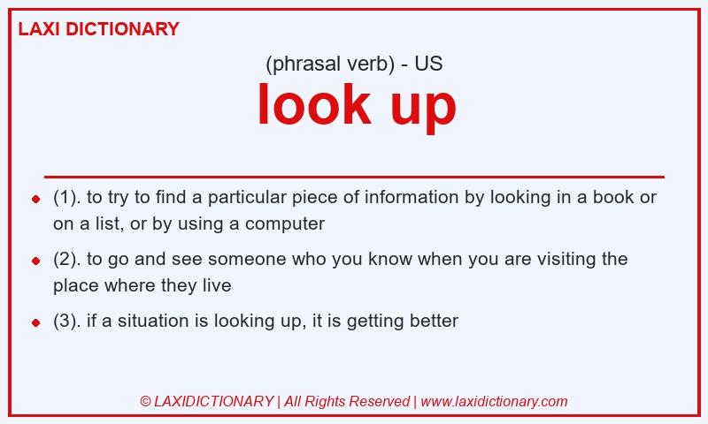 Definition look up in American English