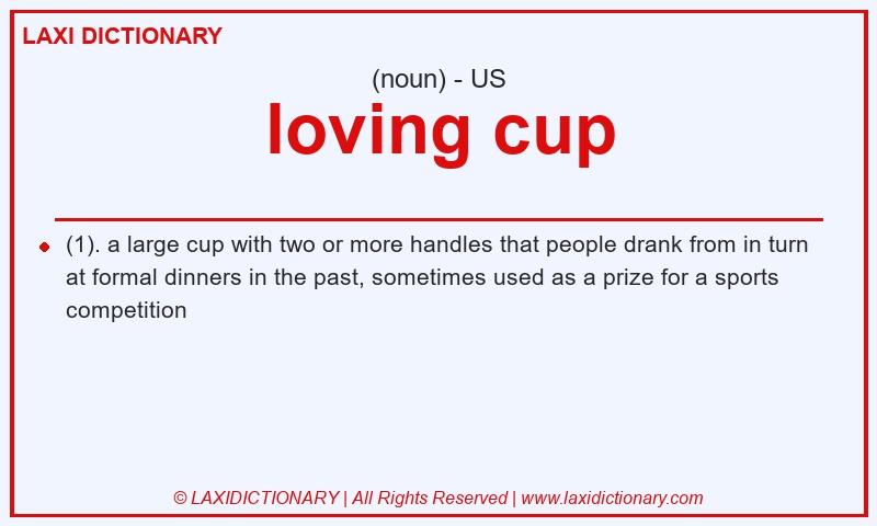 Definition loving cup in American English