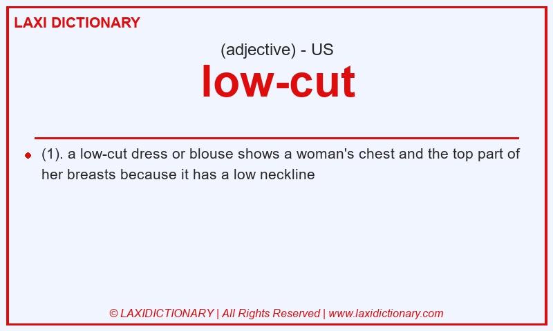 Definition low-cut in American English