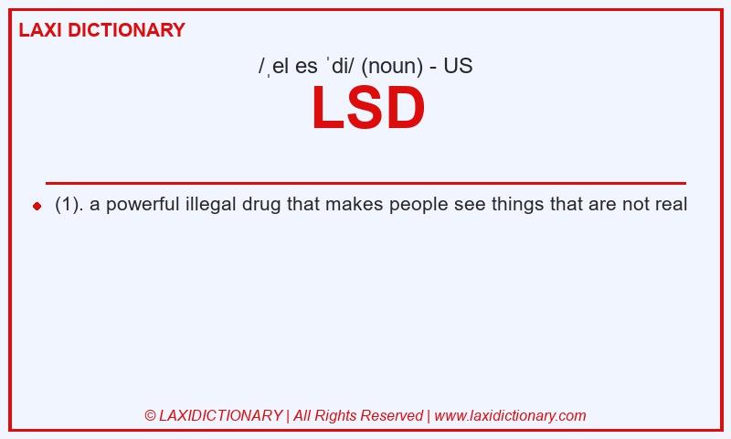 Definition LSD in American English