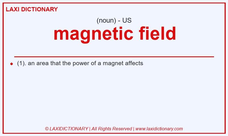 Definition magnetic field in American English