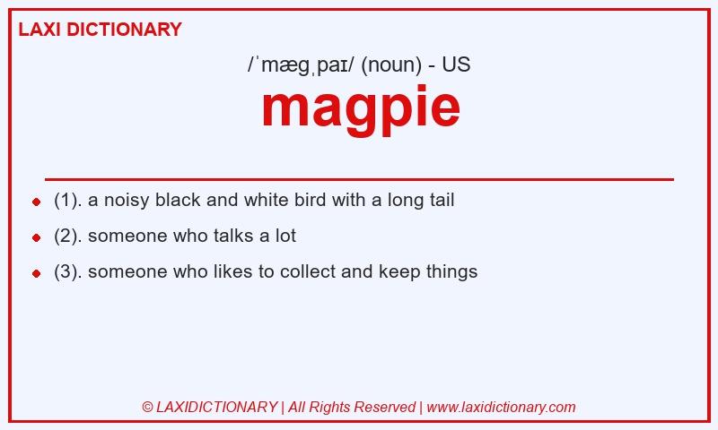 Definition magpie in American English