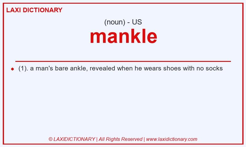 Definition mankle in American English